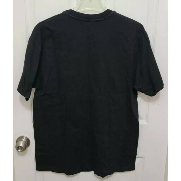 Vtg 1993 Mark Martin Nascar Short Sleeve Crew Neck T Shirt Valvoline Black Sz L - Picture 9 of 9